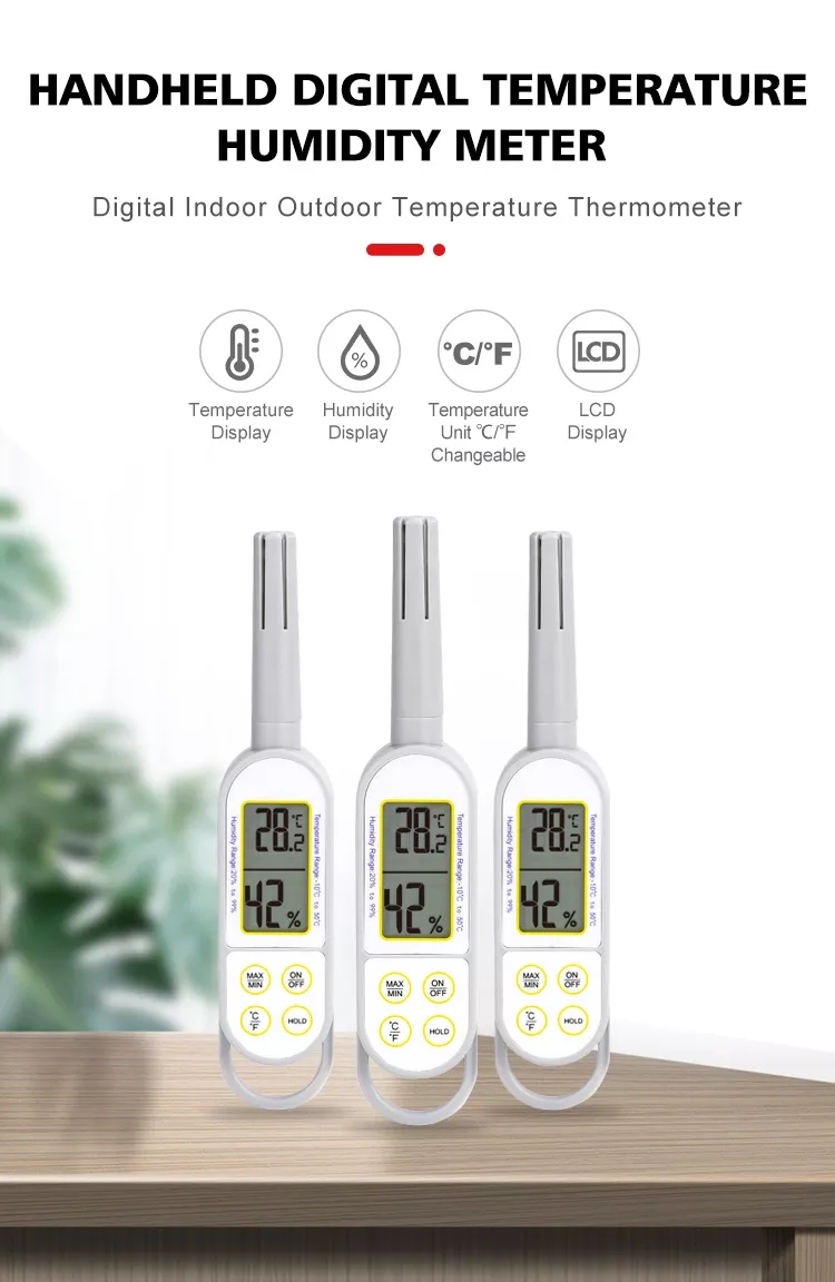 新款上司手持式溫濕度計